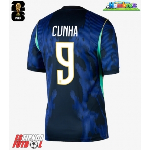 Brasil Matheus Cunha #9 Segunda Equipación Mundial 2026 Manga Corta